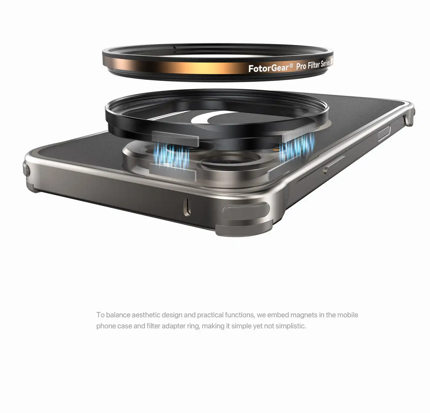 Fotorgear Photography Phone Case with T-mount Lens Thread for iPhone 16 Pro/ 16