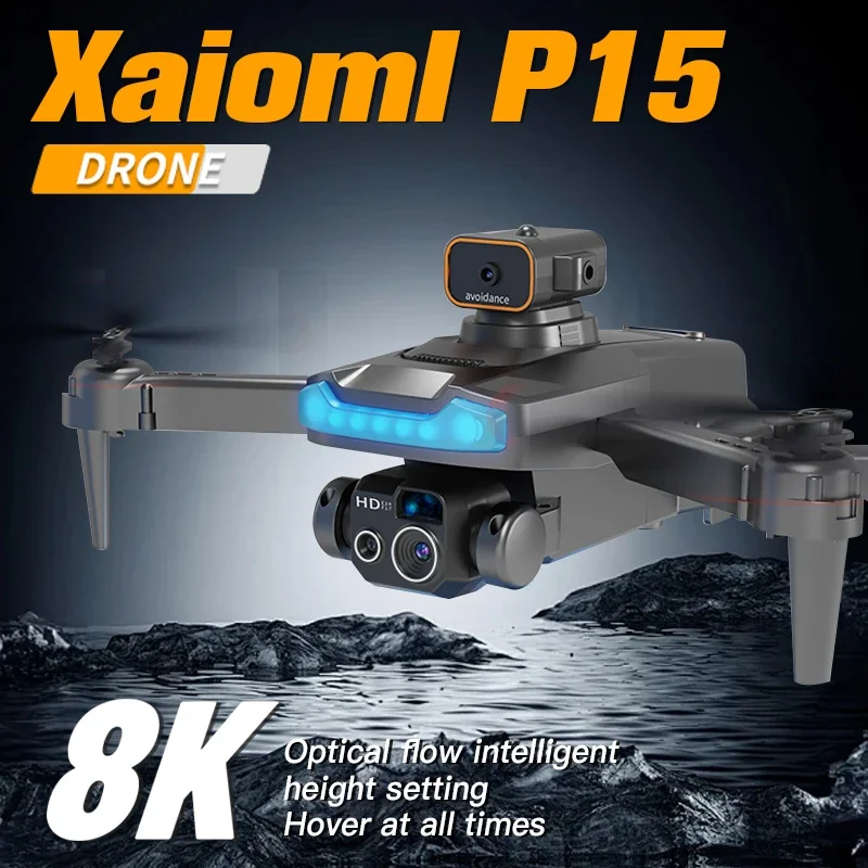 

For Xiaomi P15 Drone GPS 4K/8K HD Camera Profesional Obstacle Avoidance Aerial Photography Brushless Foldable Quadcopter Gift