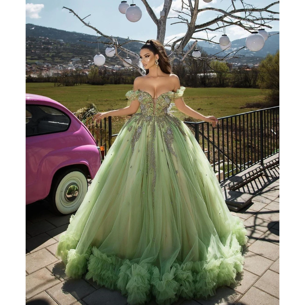 sage princess dress