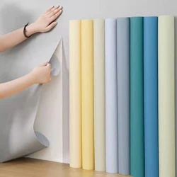 Wokhome 3D Modern Self Adhesive Wallpaper Solid Color Wall Stickers for Walls In Rolls Decorative Film Living Room Home Decor