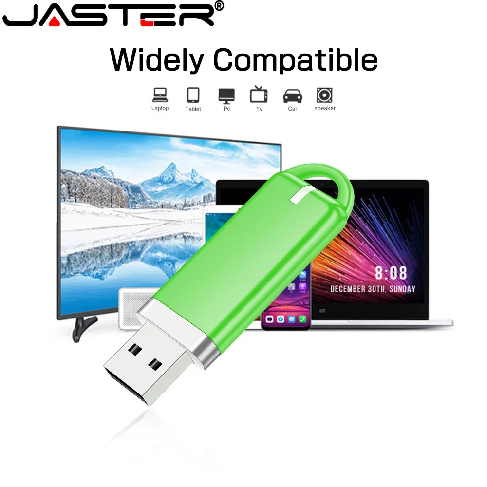JASTER 레드 메모리 스틱, 컴퓨터 USB 플래시 드라이브, 할로윈 선물 펜 드라이브, 다채로운 외부 저장 장치, 128GB, 64GB, 16GB, 8GB