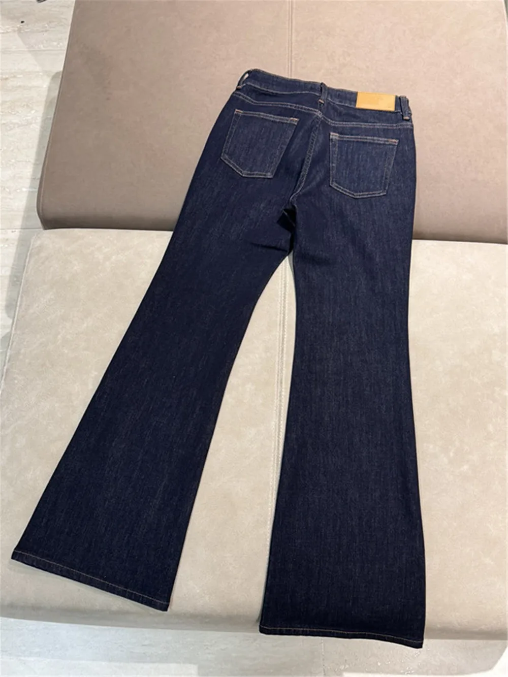 Spring Summer New Slim-Fit Flared Stretch Jeans 2
