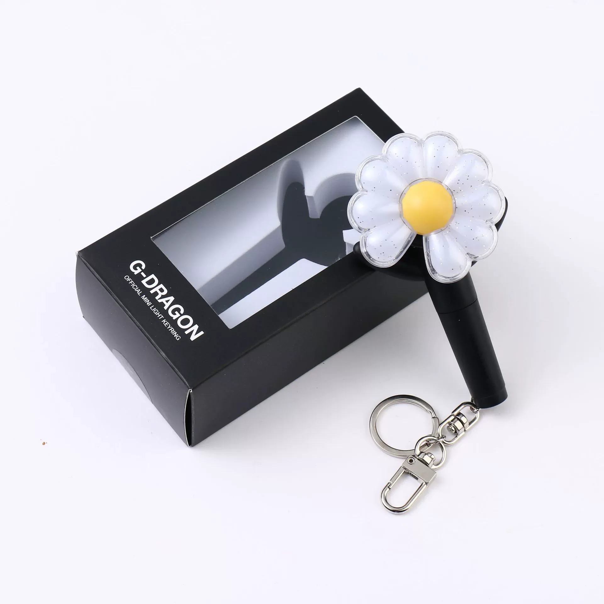 HOT Kpop Bigbang GD Mini Light Stick Keychains Daisy G-DRAGON