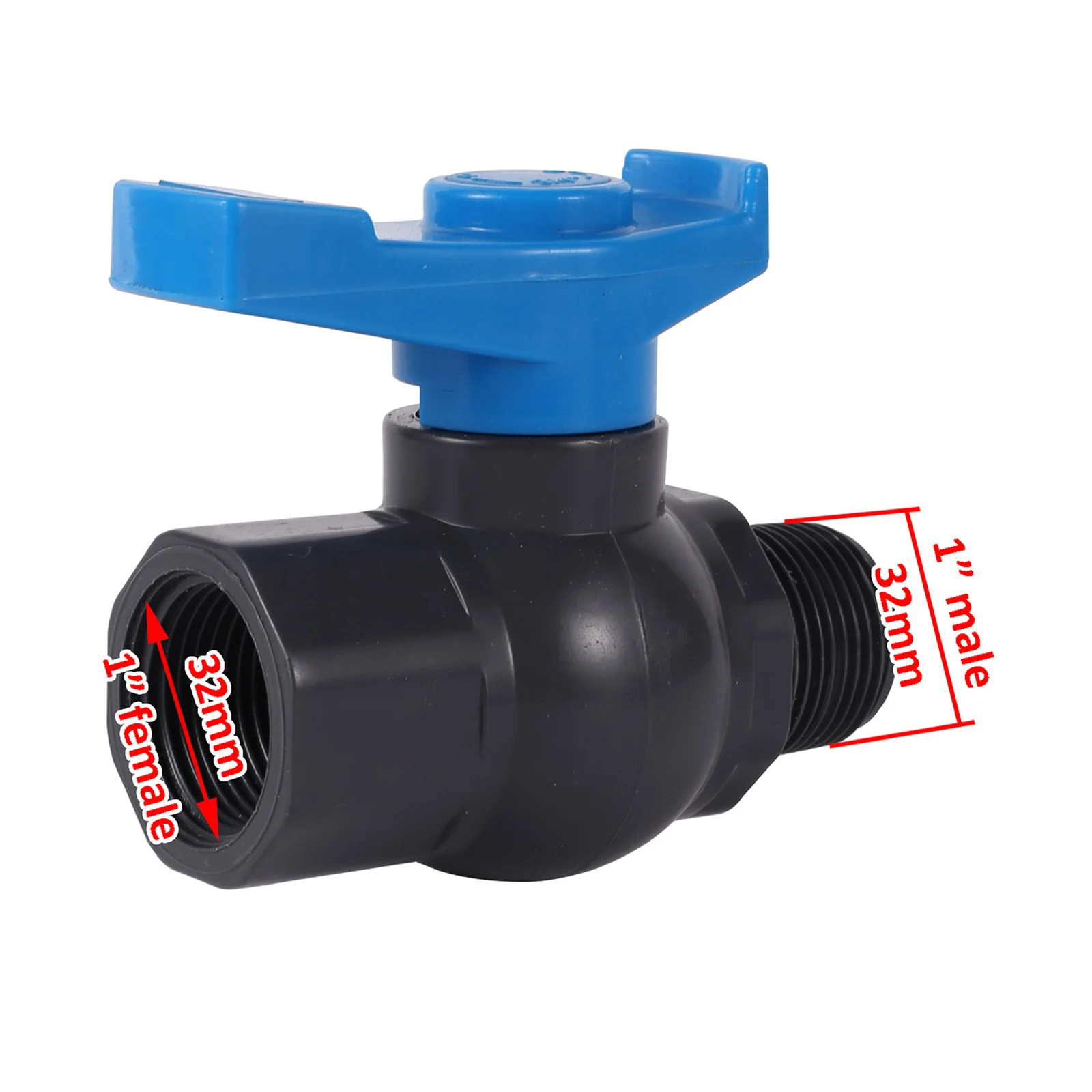 VALVOLE A SFERA in PVC plastica tubo acqua valvola tubo PE tubo 3 vie