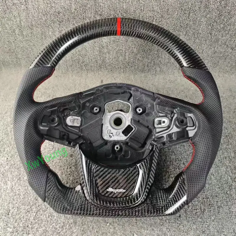 

Для Supra Customized 100% натуральное углеродное волокно рулевое колесо с кожей