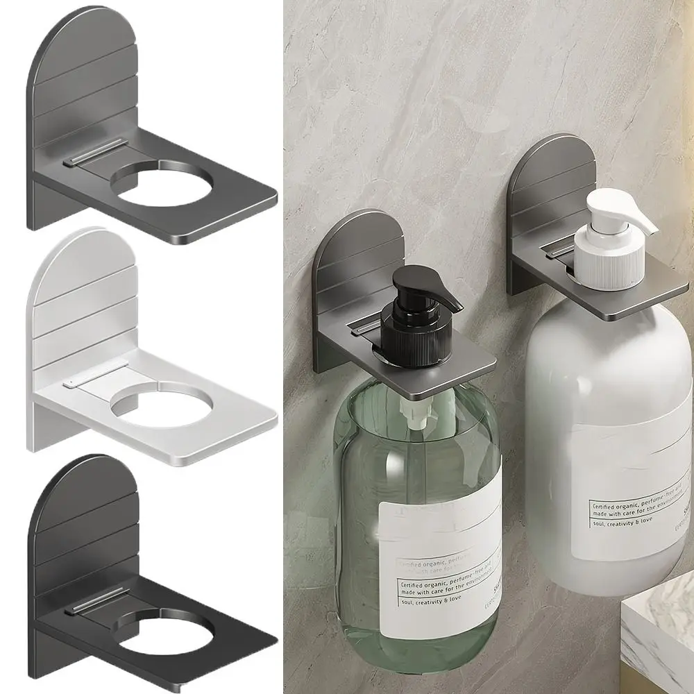 Metal Self-Adhesive Shampoo Bottle Shelf Free of Punch Shower Gel Liquid Bottle Holder Bathroom Kitchen Shelf Organizer Hook storage rack shower shelf bathroom storage shelf storage shelf bathroom accessories bathroom corner shelf shampoo rack shampoo holder