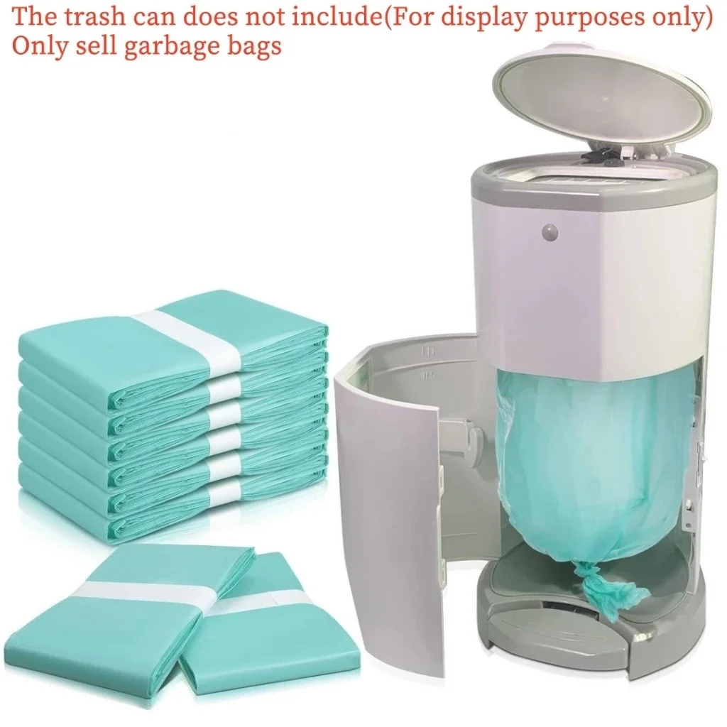 Refill Pack Biodegradable Baby Diaper Garbage Bags 3Pcs For 16L Trash Bucket Replacement Liners Kitchen