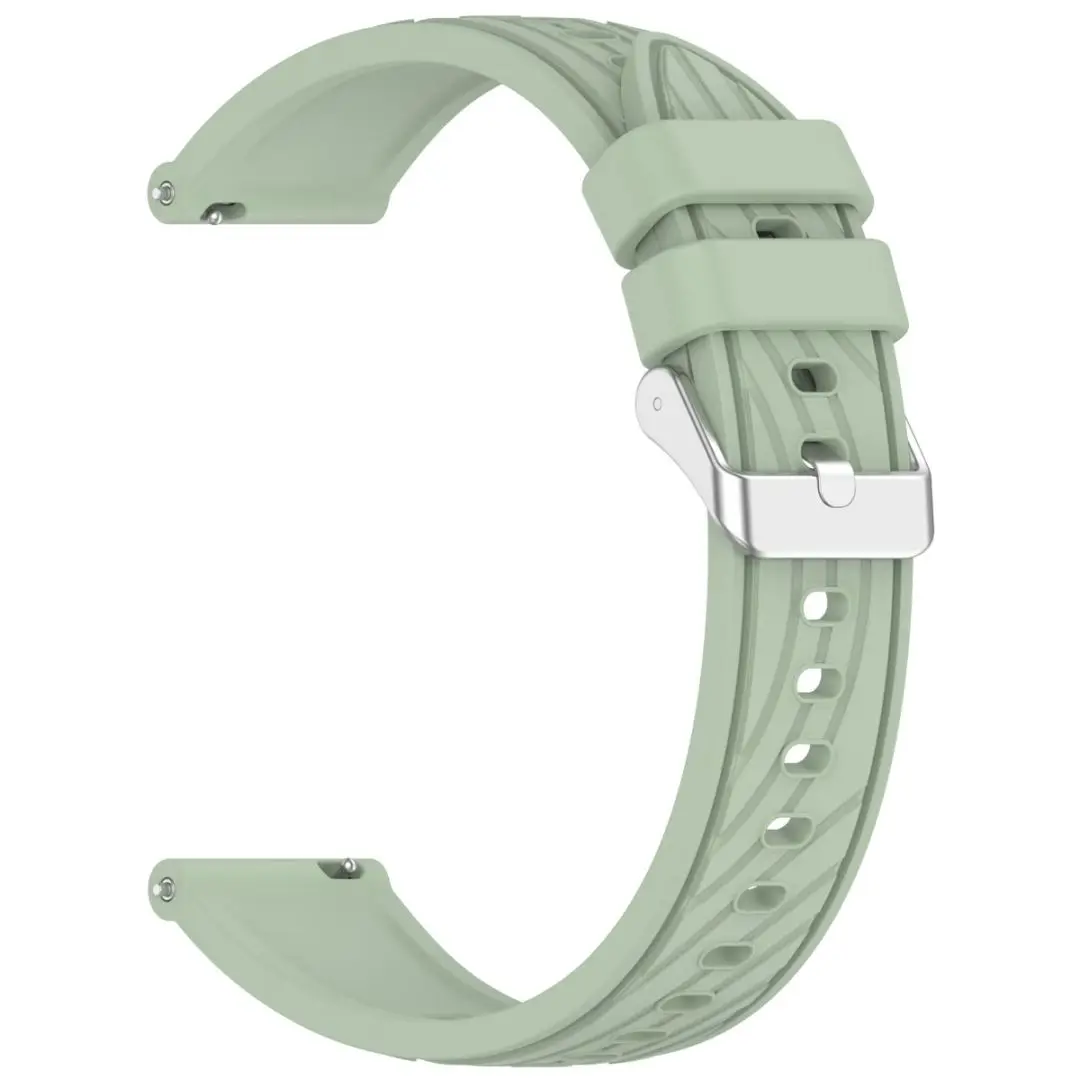 Engraved Stripes Silicone Watch Strap Band
