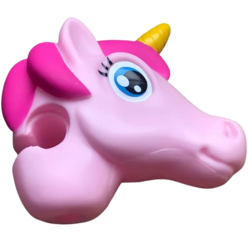 1PC Unicorn Head Toy Scooter manubrio per bambini decorazione della bicicletta animale Scooter accessori per bici regali di compleanno per bambini