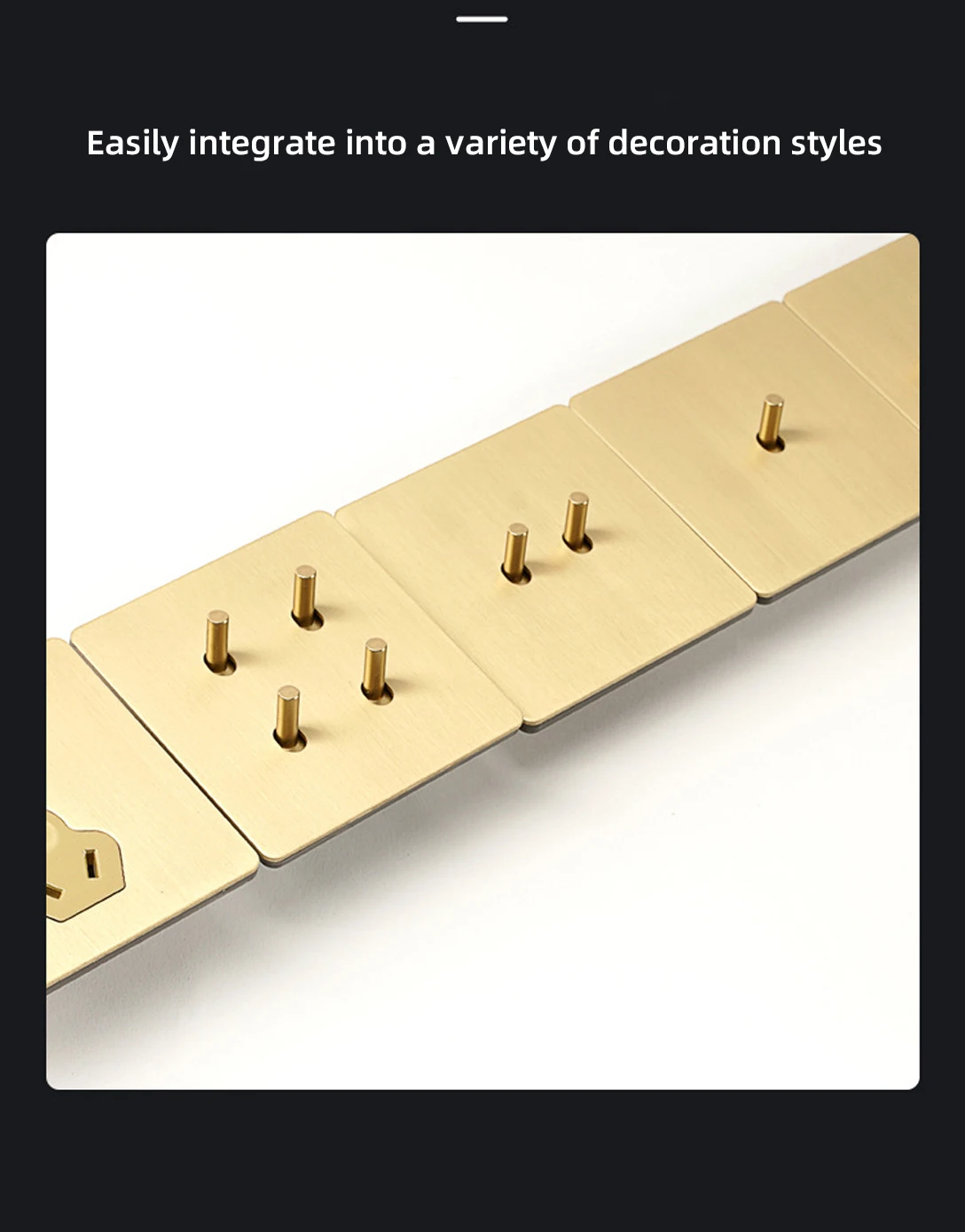 Wall lamp toggle retro switch panel 1-4 Gang2Way EU matte gold brushed stainless steel antique switch S47b7349b3c32423e9b1a6e0997ebd6e6L