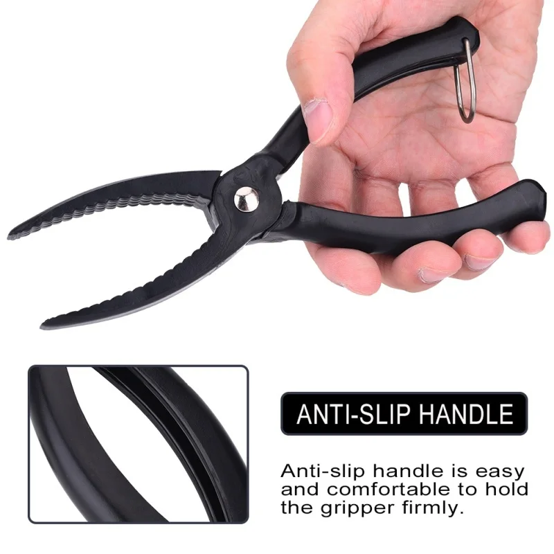 Upgraded 2-Pack Fish Gripper Pliers With 3-Claw Metal Design - Perfect For Catch & Release Fishing