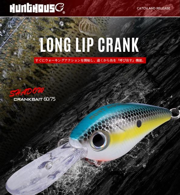 Lip Rattling Crank Wobblers, Long Trout Fishing Lures