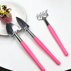 3PCs/Set 5 Colors Shovel Rake Planting Tools Combination Home Gardening Tool Set Balcony Home-grown Mini Digging Suits 3PCs/Set 5 Colors Shovel Rake Planting Tools Combination Home Gardening Tool Set Balcony Home-grown Mini Digging Suits
