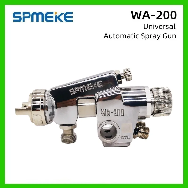 

SPMEKE Professional Automatic Spray Gun WA-200 High Atomization Reciprocating MachinePainting Tool Pneumatic Spraying Equipment