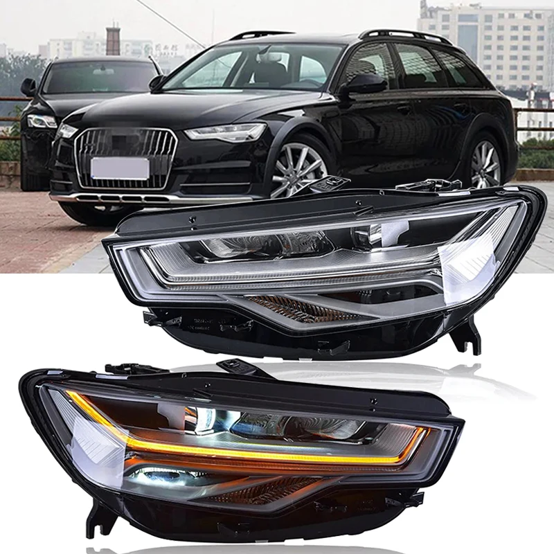 

Head Lamps For Audi A6L A6 C7 2012 2013 2014 2015 2016 2017 2018 A6 C8 Matrix LED Headlights DRL Dynamic turn signal Lights