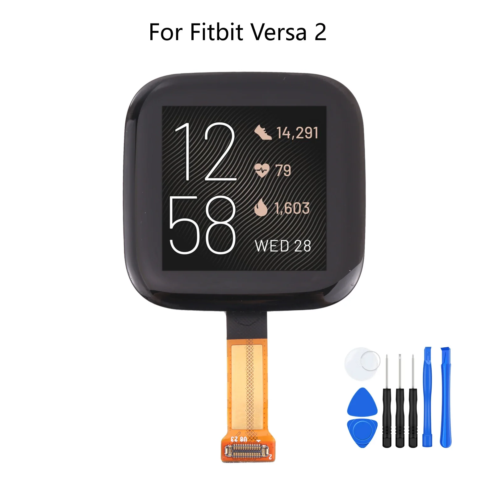 For fitbit versa 2 fb507 lcd display touch screen digitizer for fitbit