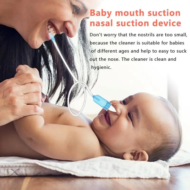 

Newborn Baby Nasal Aspirator For Children Nose Cleaner Sucker Suction Tool Baby Mouth Nasal Suction Device