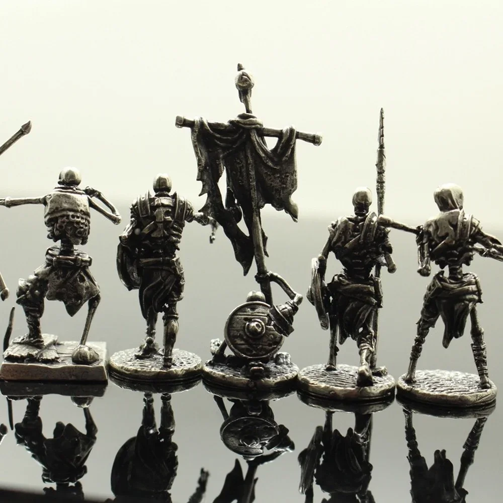 Copper Skeleton Legion Figurines Miniature Decoration Desk Toy