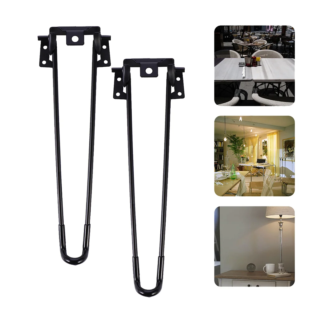 

4 Pcs Foldingmetal Base Computer Desk Leg Replacement Iron Table Legs Supply Furniture Coffee