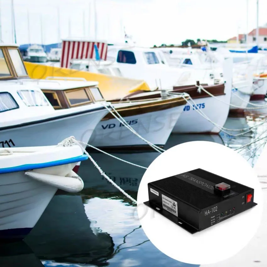 HA-102 Marine AIS receiver and transmitter 5 Watts CLASS B+ AIS Transponder Dual Channel Function CSTDMA Function +12VDC