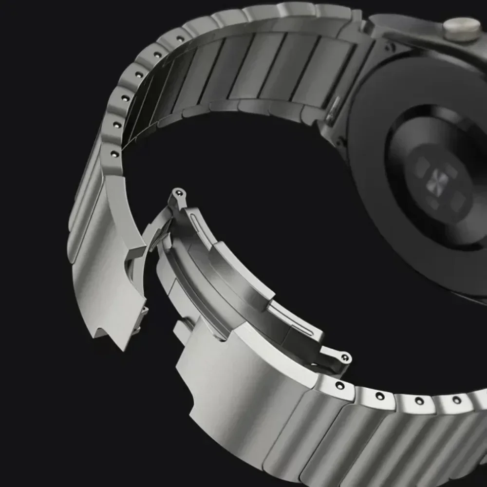 Luxury Stainless Steel Band with Official Buckle Bracelet, 22mm