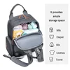 Mommy Diaper Bags Backpack Mummy Large Capacity Travel Nappy Bags Multi-function Maternity Bags with Changing Mat 5