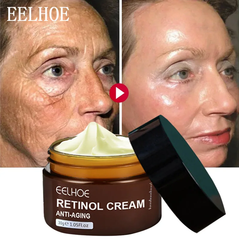 Retinol Anti Aging Face Cream Remove Wrinkle Firming Skin Care Hyaluronic Acid Moisturizing Whitening Bright Beauty Cosmetics |
