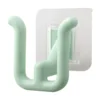 Non Punching Bathroom Slipper Rack Minimalist Slipper Hook Bathroom Drain Rack Wall Mounted Wall Storage Shoe Rack Multifunction 3