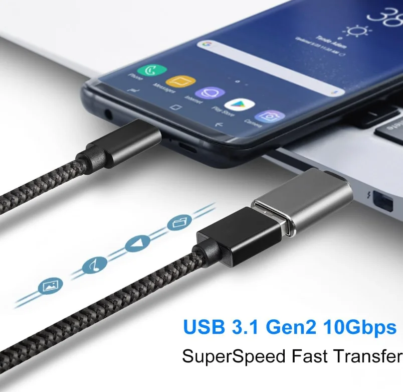 USB C to USB 어댑터, USB C 어댑터, 타입 C 남성 to USB 여성 어댑터, OTG USB 어댑터 to USB C