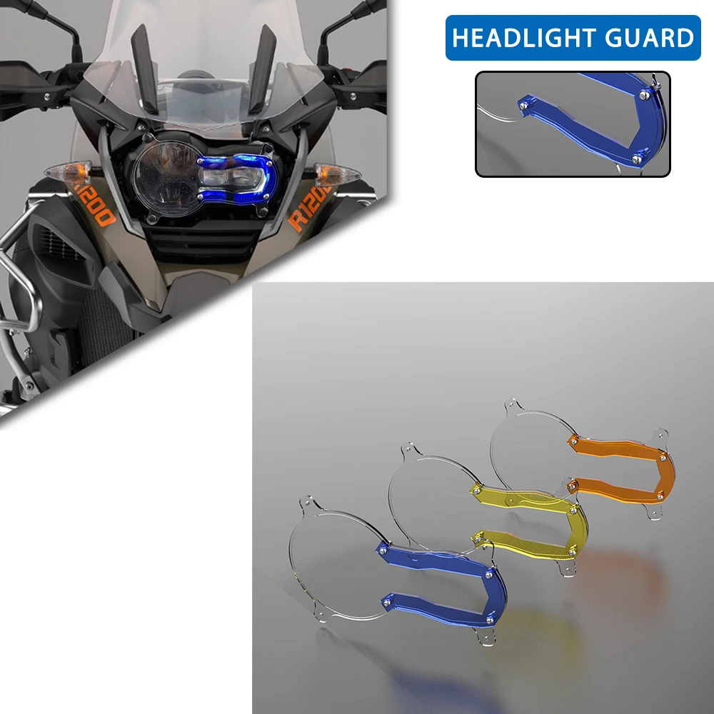 

Moto Parts Headlight Protector Head Lamp Light Guard Cover For BMW R1200GS LC ADVENTURE R1200 R 1200 GS 1200GS ADV 2013-2019