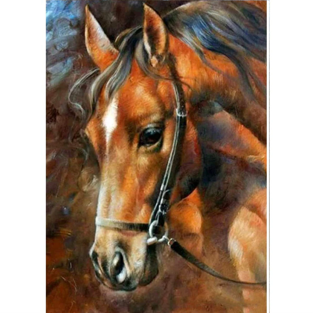 

Nature Animal Horse 11CT Cross-Stitch DIY Embroidery Full Kit Painting Handicraft Needlework Hobby Gift Home Decor Room Decor