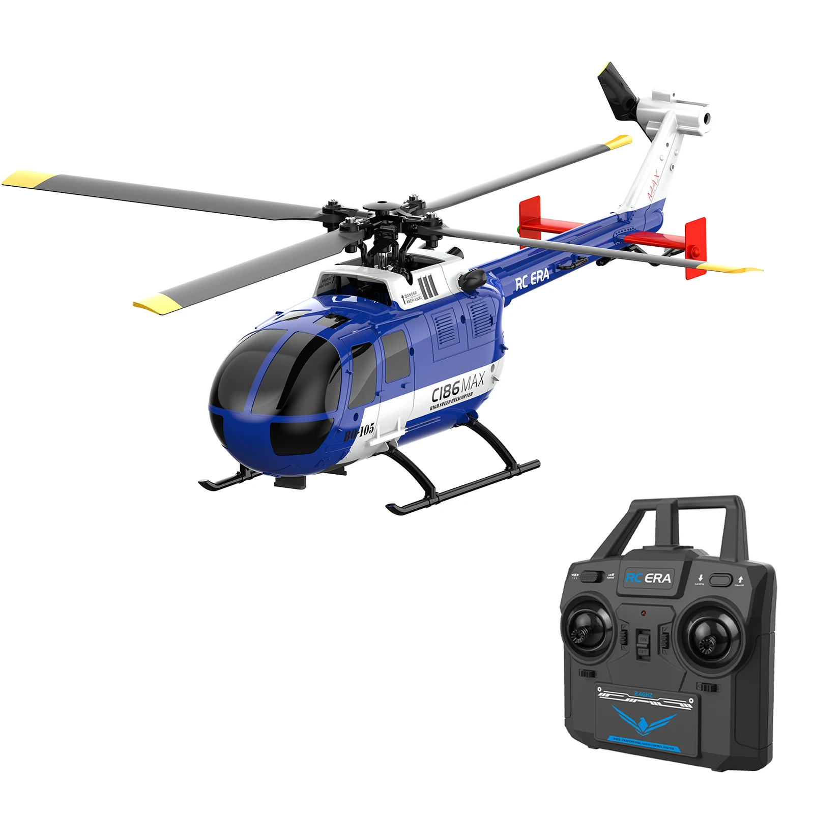 【未使用・新品】RC ERA C186MAX BO105 ラジコンヘリコプター RC ERA C186 MAX BO105 Scaled 4CH Remote Control Helicopter