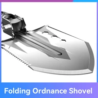 Multi Functional Foldable Portable Truck Mounted Engineer Shovel Camping Outdoor Shovel Self-defense Survival Tool Storage Bag 1