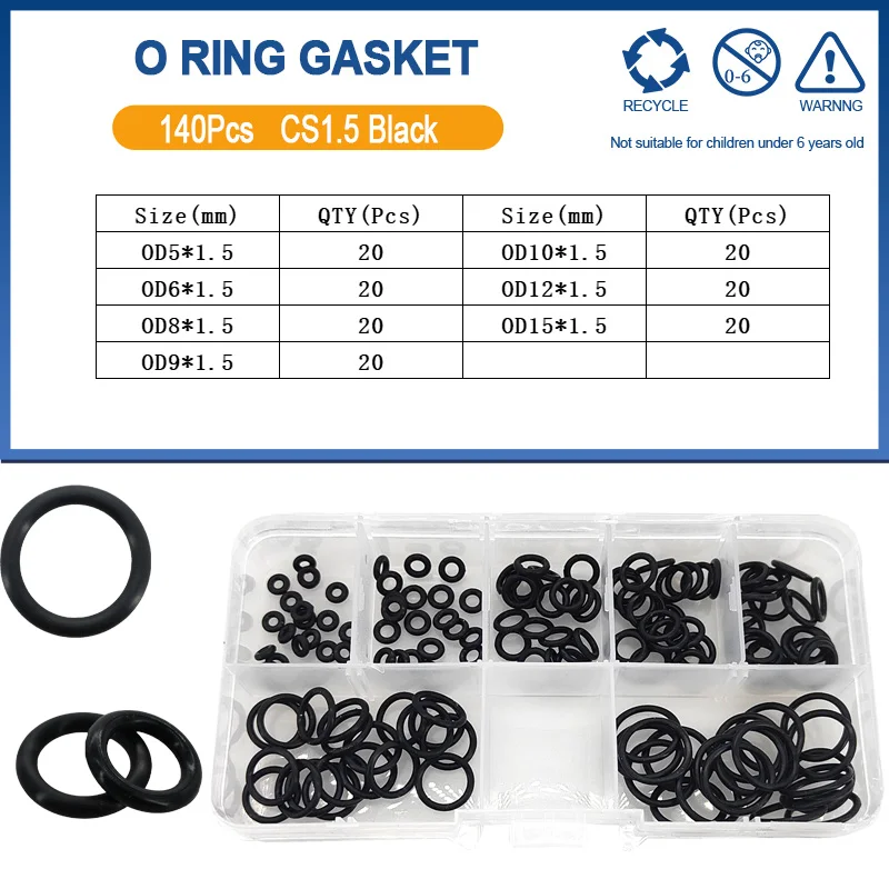 High Temperature Silicone O-Ring Seal Washer