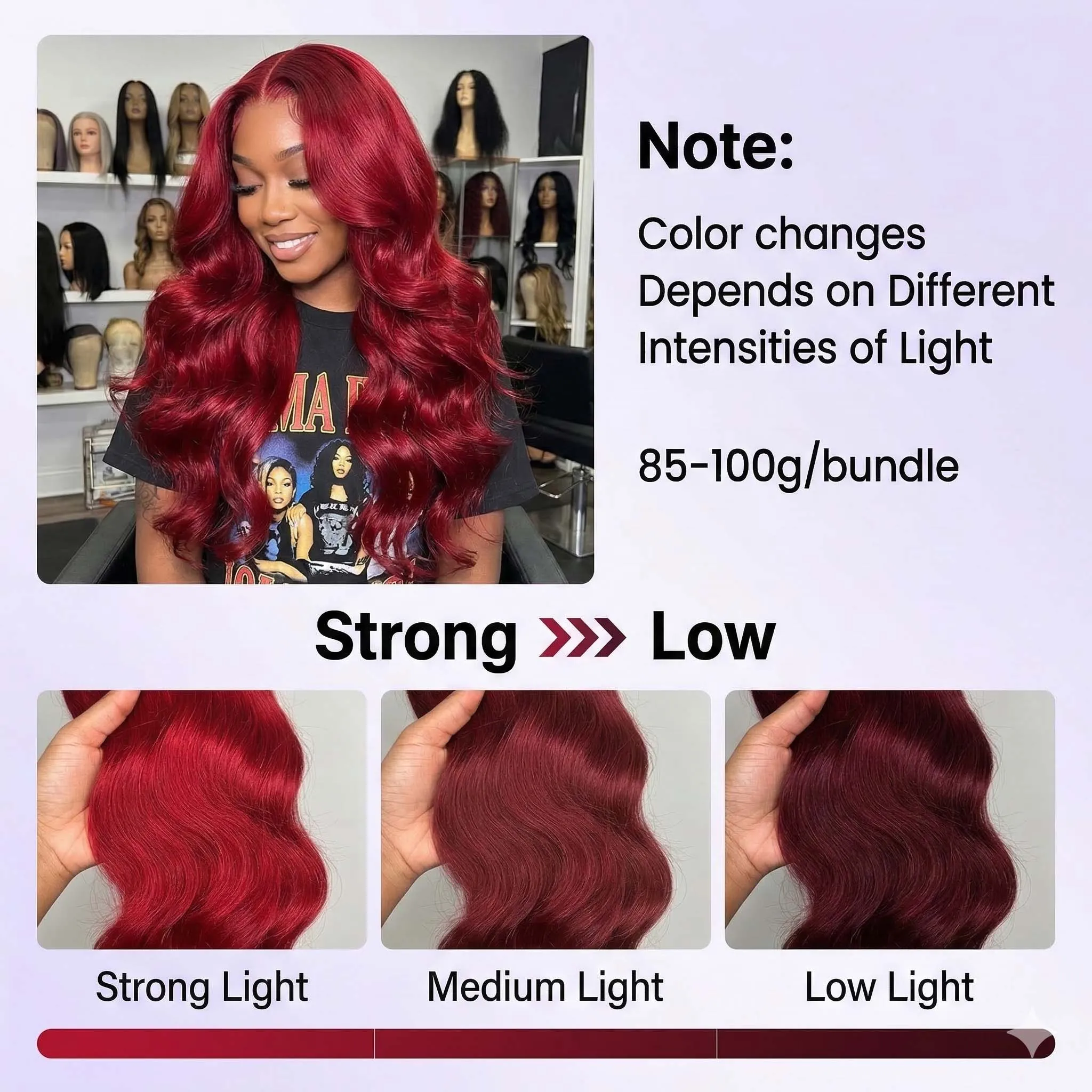 99J Burgundy Body Wave Bundles Human Hair 30Inch Brazilian Weave Bundles Remy Hair Extensions Colored Red Raw Human Hair Bundles 6