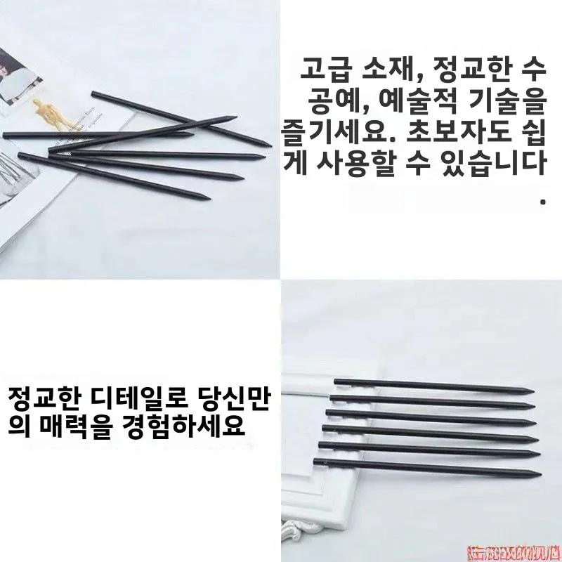 간단한 둥근 나무 솔리드 머리핀 전통 중국 스타일 헤어 액세서리 Hanfu 머리핀 연필 머리핀 Updo 헤어 액세서리