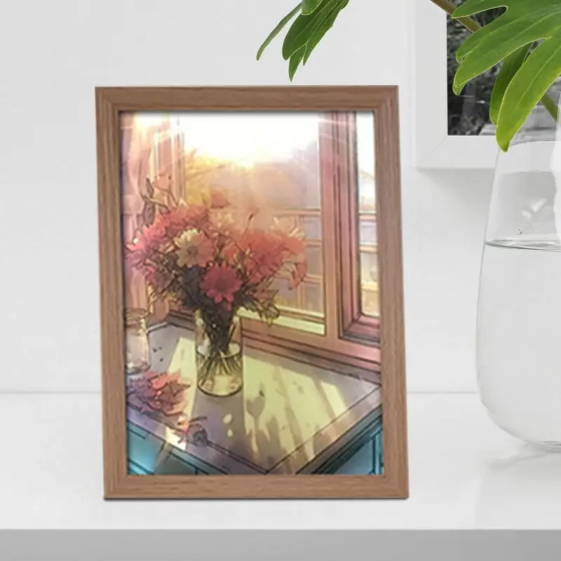 

INS Deco Led Light Painting Desktop Ornaments Creative USB Led Night Light Indoor Sunlight Window Night Luminous Photos