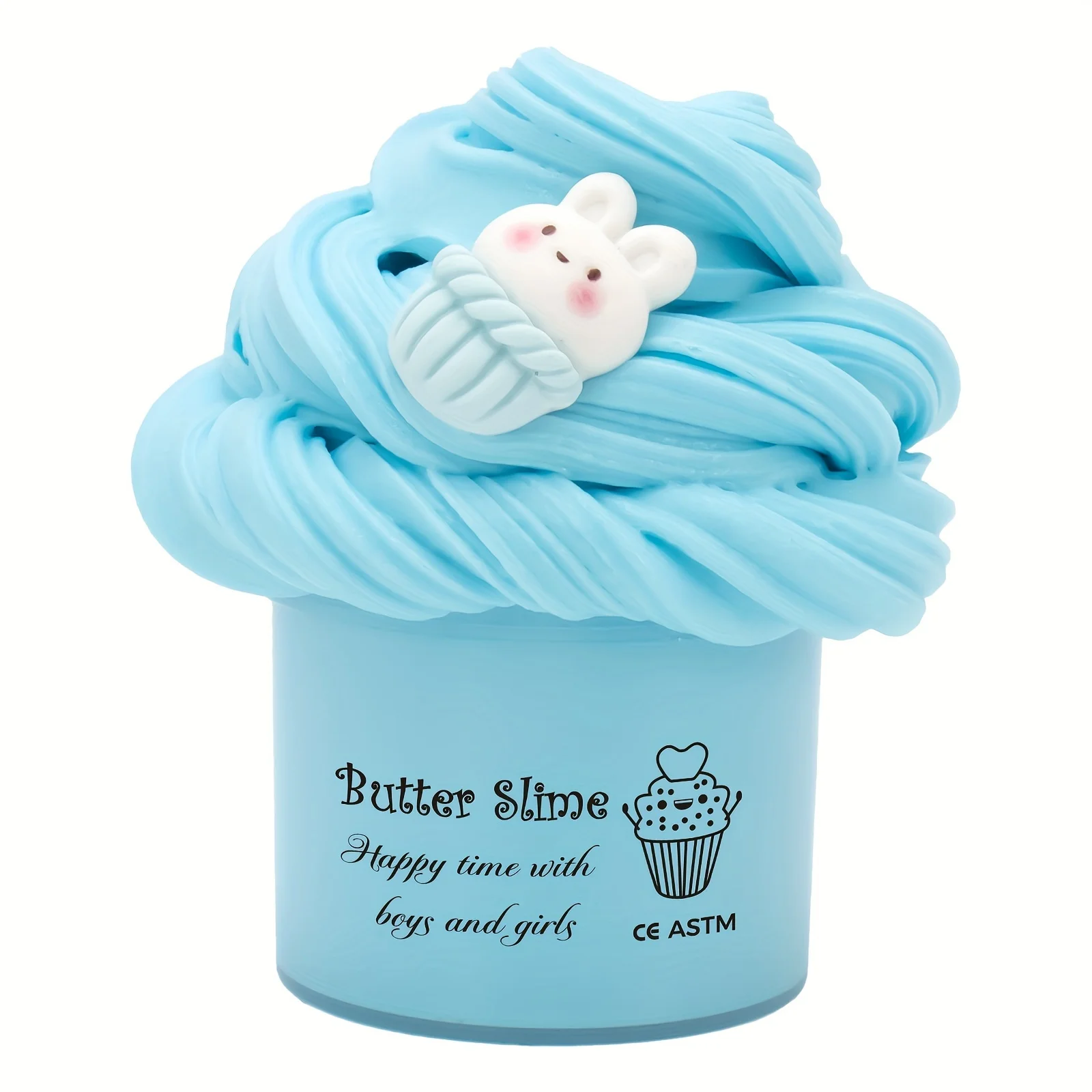 1.74oz Scented Fluffy Butter Slime Super Soft And Non-Sticky Toy cute Sludge Polymer Clay Toy Birthday Holiday Party Favors Gift 2