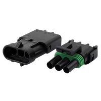 3Pin 2.5mm GM Automotive Weather Pack Waterproof Connector Male Female Plug Socket DJ3031Y-2.5-11/21  For GM 4