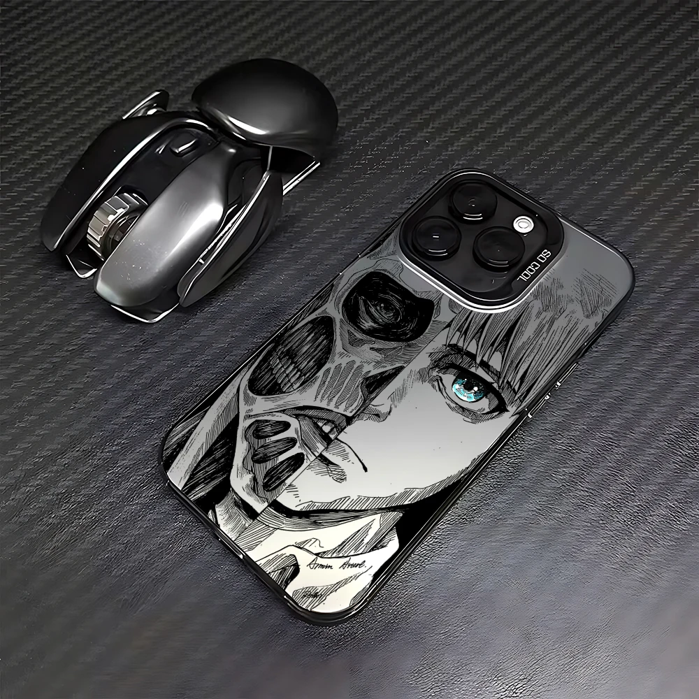 Luxury Hot Anime Attack On Titan Matte Phone Case