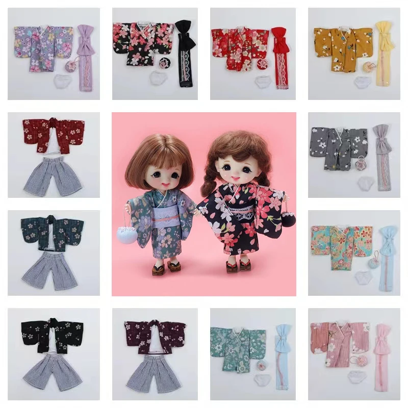Кукольная одежда OB11, кимоно, костюм для кукол Молли 1/12 BJD