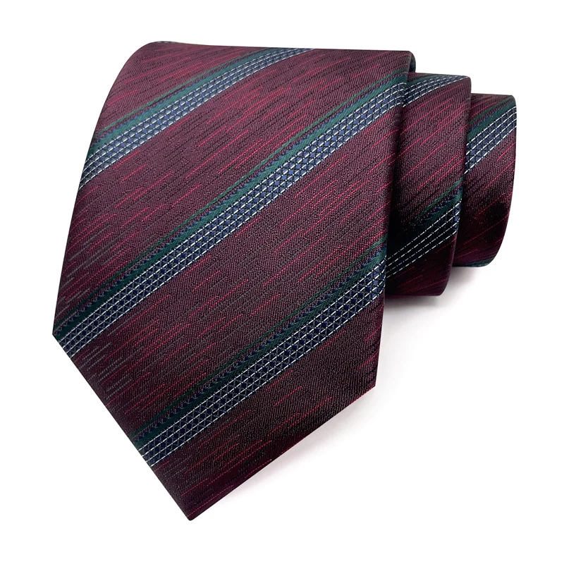 Мужские галстуки VEEKTIE, предварительно завязанные, для свадьбы, работы, офиса, для женихов, с принтом пейсли, фиолетовые, 8 см