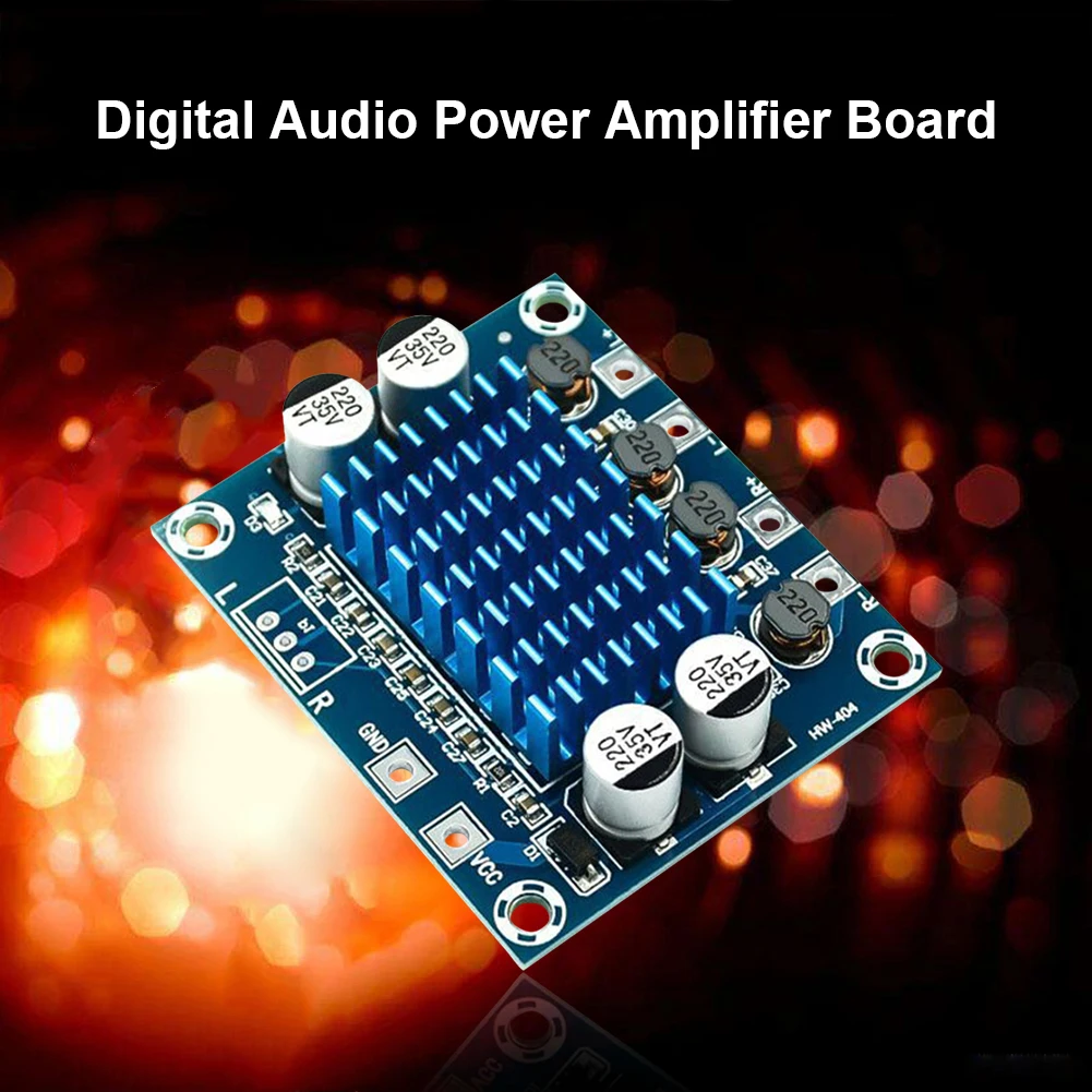 Audio Amplifier Board Powerful Amplifier Module 30W+30W Dual Channel Digital Stereo Audio Power Amplifier Board DC 8-26V 3A 20-1PCS