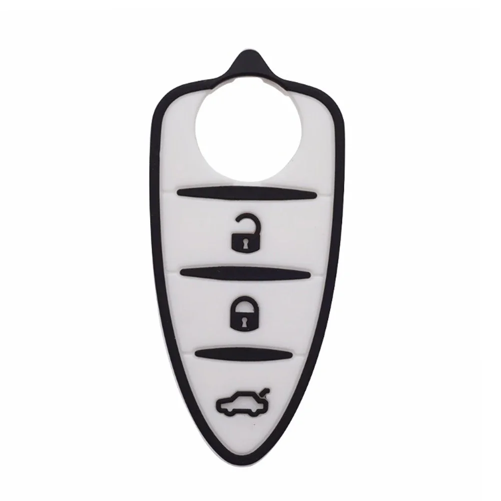 Multicolor 3-Button Car Remote Key Shell Pad - Stylish Accessories