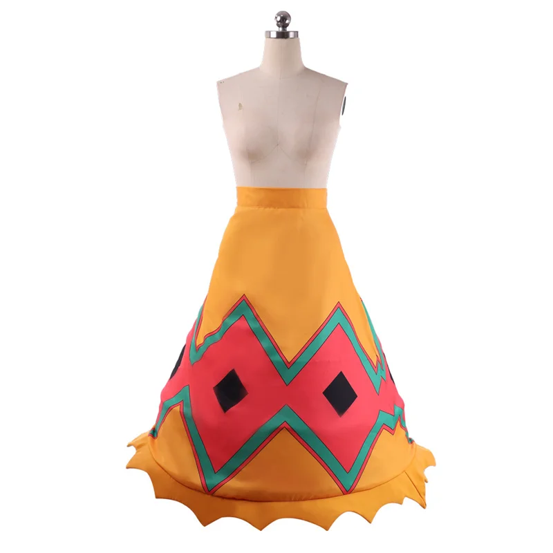 

Anime Shaman Cosplay King Costume Orange Kitchen Apron Unisex Halloween Carnival Party Suit