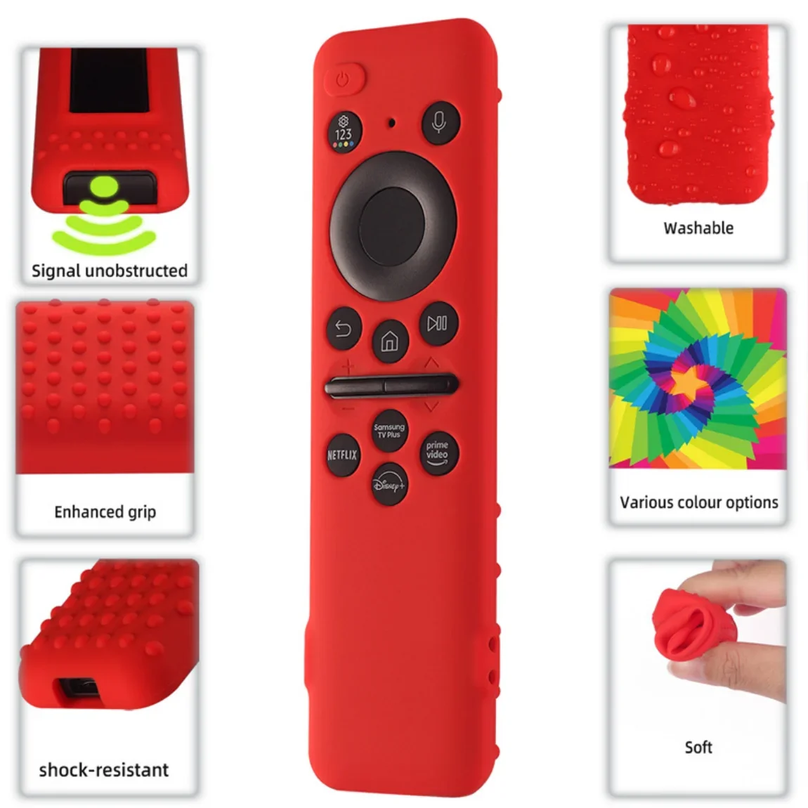Silicone Protective Cover for Samsung Smart TV Remote Control BN59-01455A BN59-01432A/01432B/01436B silicone remote case silicone remote cover silicone remote sleeve remote controller cover silicone case protector