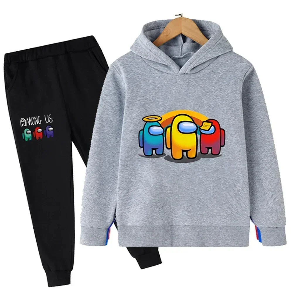 thumbnail image 1 of Conjunto de 2 piezas de sudadera y pantalones con estampado de dibujos animados de Sonic para niños de 2 a 12 años, ropa para niños y niñas, trajes deportivos para primavera y otoño, novedad de 2024, 1 of 5