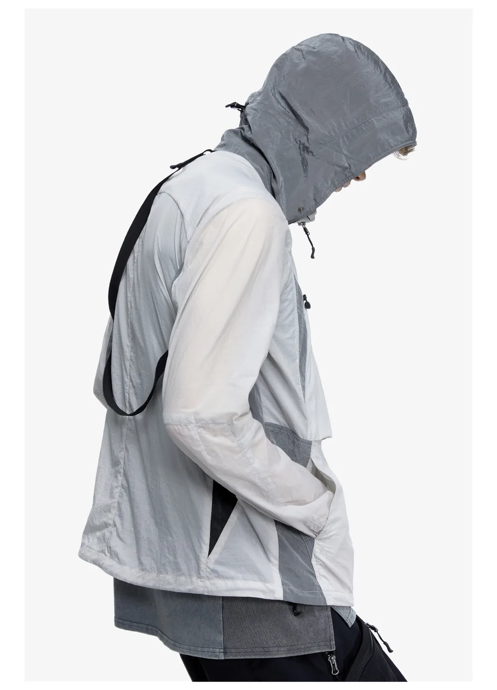 Reindee Lusion 23ss Light breathable UV protection jacket high collar shape adjustable hood techwear gorpcore