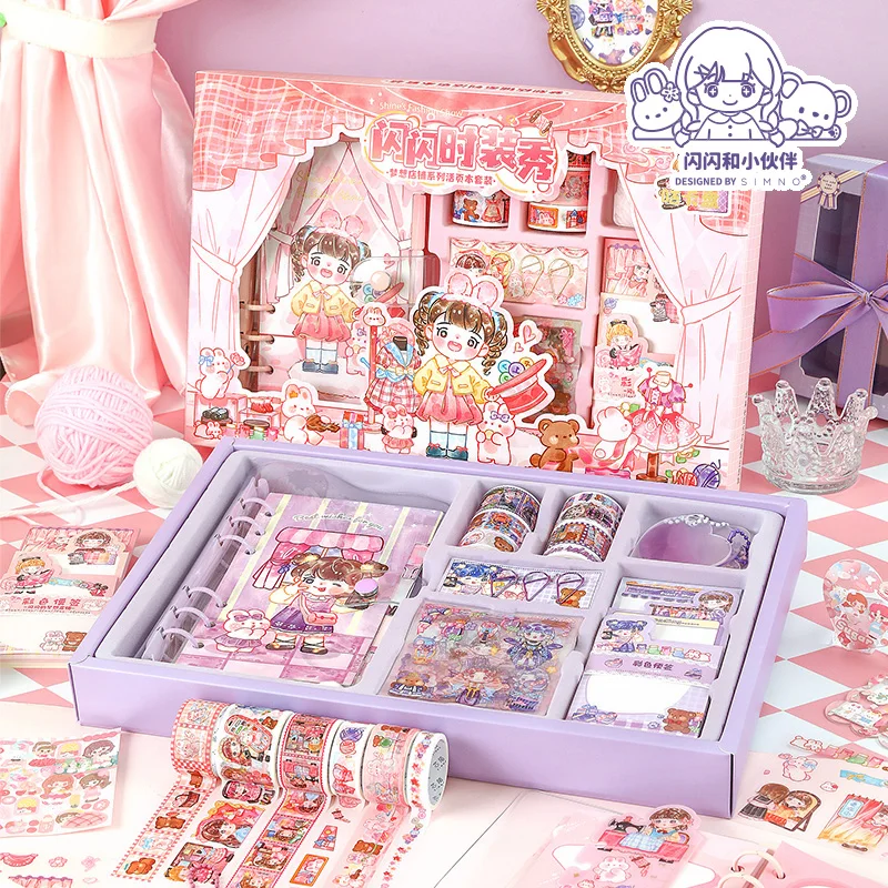 

SIMNO Decoration DIY Diary Scrapbook Paper PET Cute Stickers