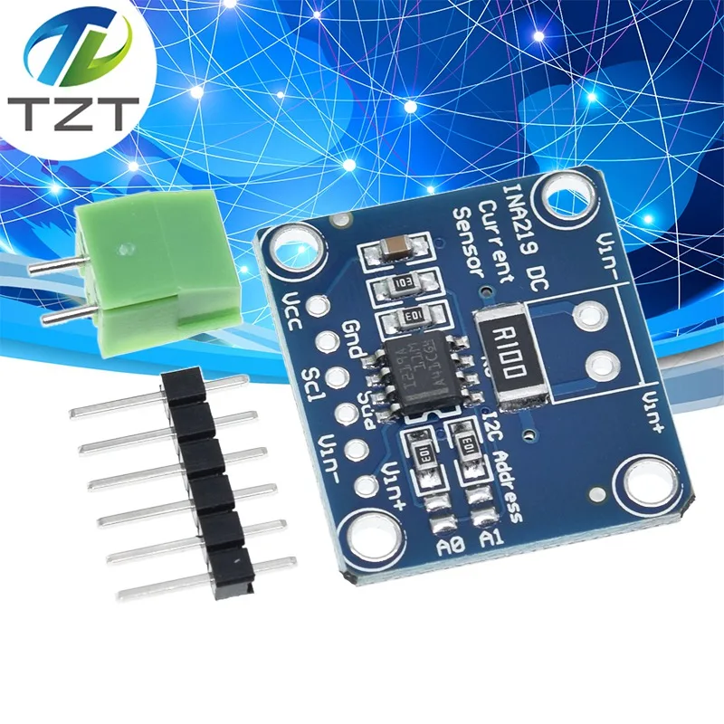 Sot23 Ina219 Bidirectional Dc Current Power Supply Sensor Breakout